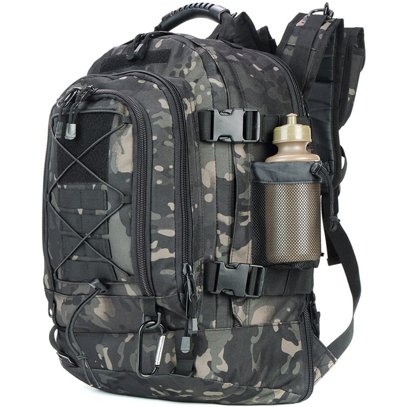 60L Expandable Tactical Backpack for Outdoor Travel