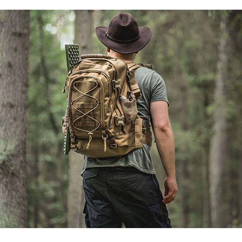 60L Expandable Tactical Backpack for Outdoor Travel