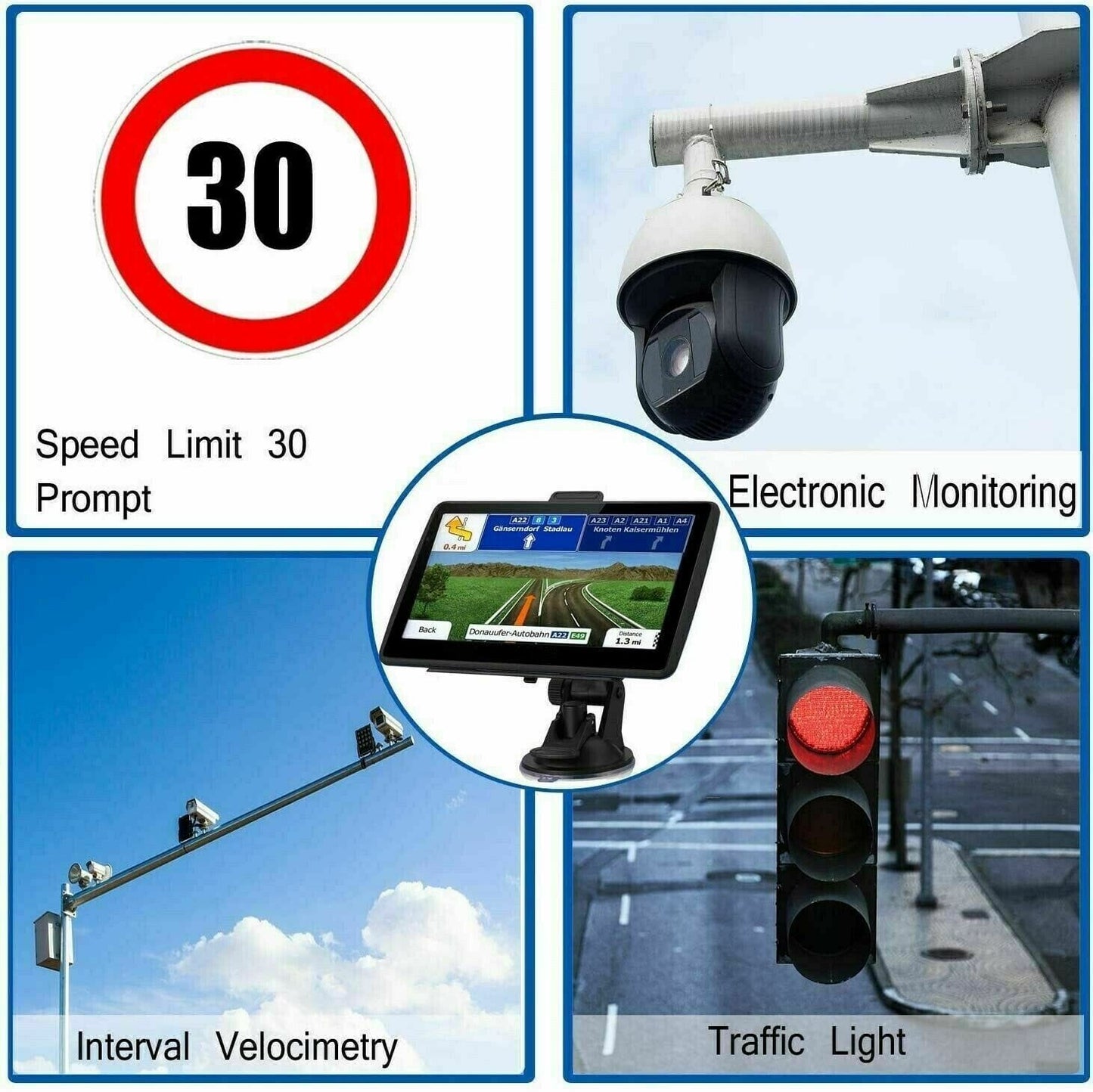7 GPS Navigation System – 2026 Upgraded Sat Nav for Cars & Trucks