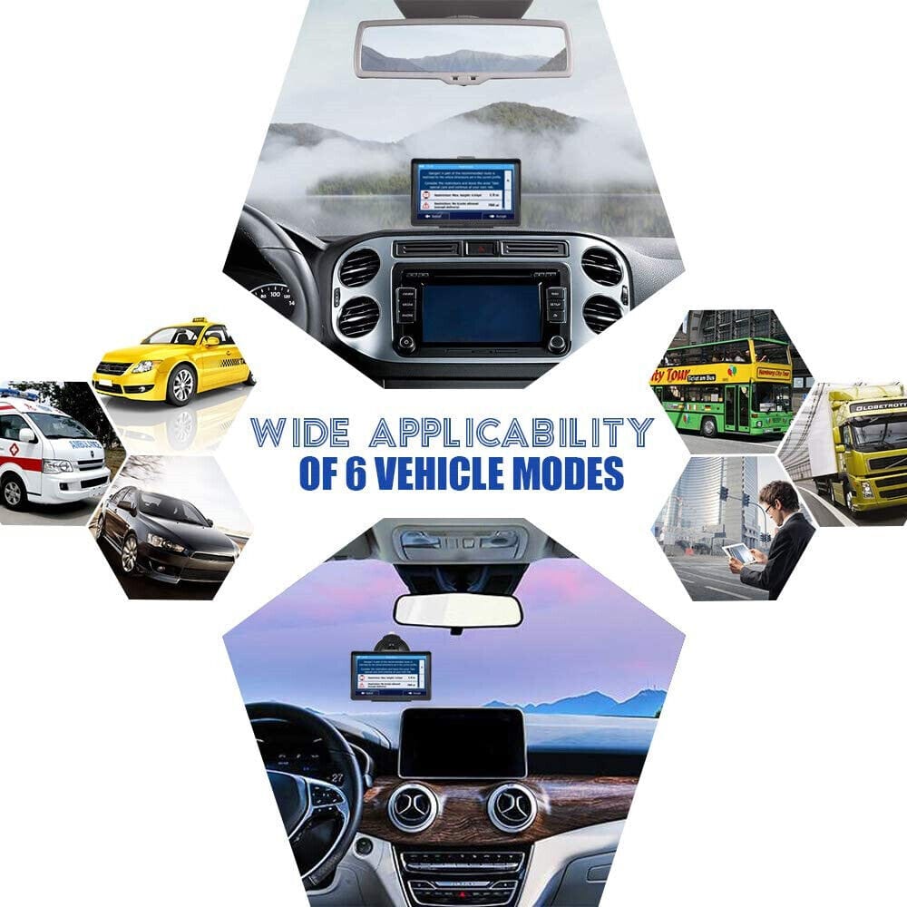 7 GPS Navigation System – 2026 Upgraded Sat Nav for Cars & Trucks