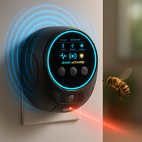 Ultrasonic Wasp, Bee & Mouse Repeller | Black or White | Plug-In