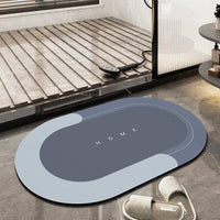 Absorbent Bath Mat - Modern Dry Floor Mat - Soft Microfiber