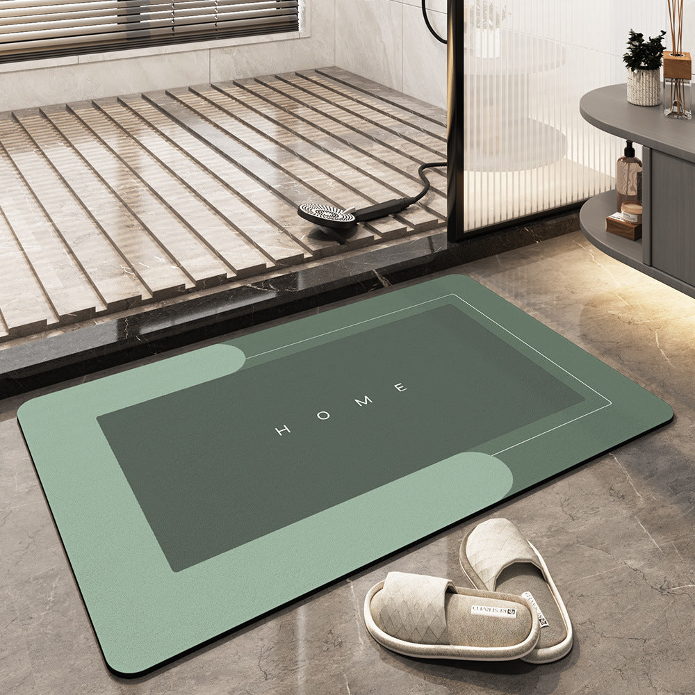 Absorbent Bath Mat - Modern Dry Floor Mat - Soft Microfiber - Image 4
