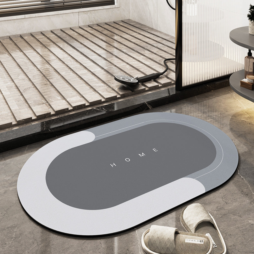 Absorbent Bath Mat - Modern Dry Floor Mat - Soft Microfiber - Image 5
