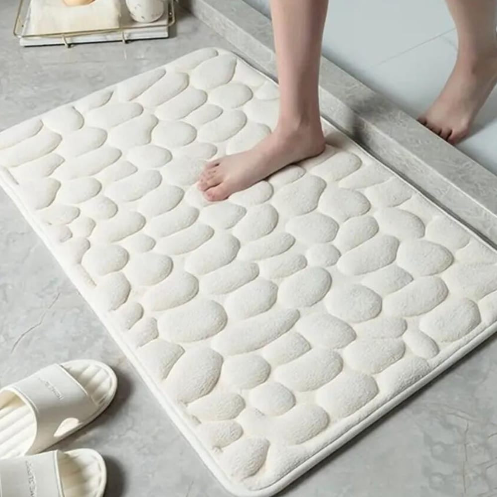Absorbent Bath Mat with Non-Slip Backing