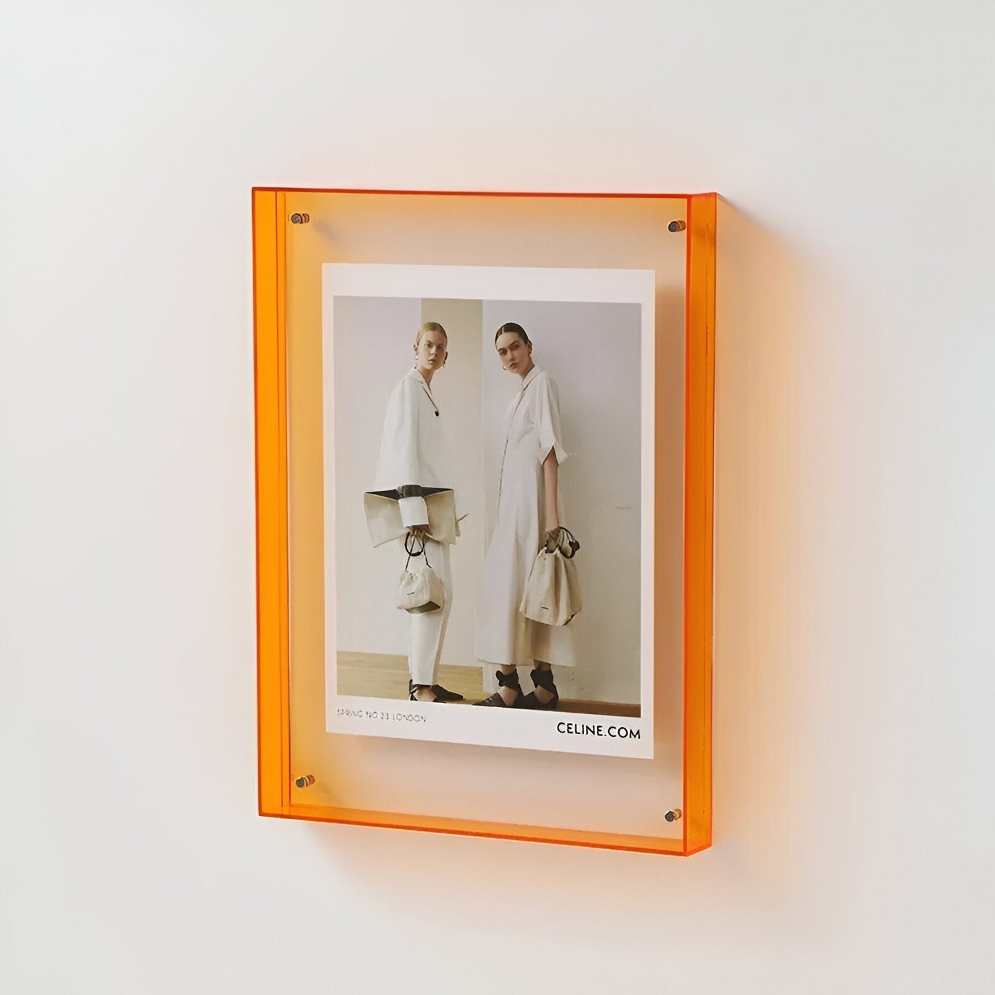 Acrylic Photo Frame - Modern Picture Display - Freestanding or Wall Mountable - Image 12
