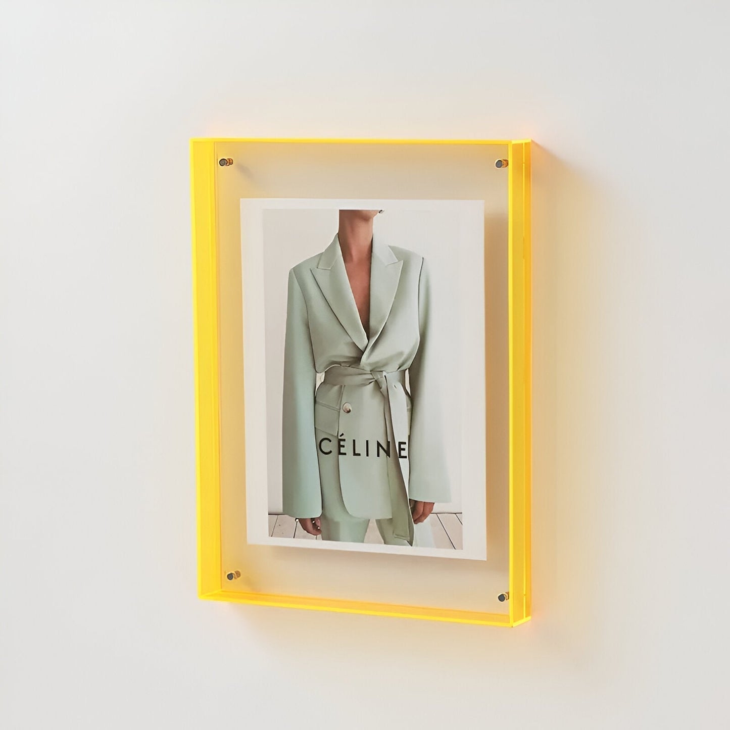 Acrylic Photo Frame - Modern Picture Display - Freestanding or Wall Mountable - Image 13