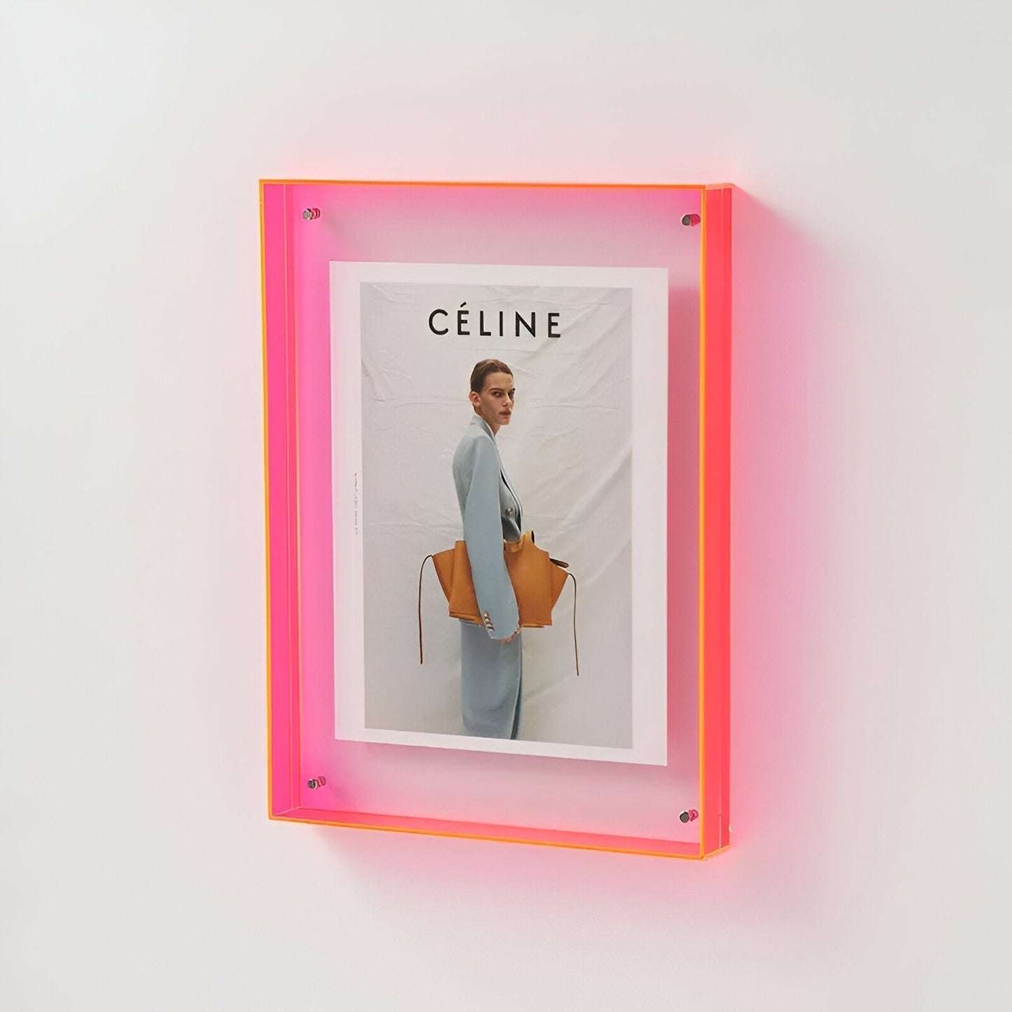 Acrylic Photo Frame - Modern Picture Display - Freestanding or Wall Mountable - Image 6