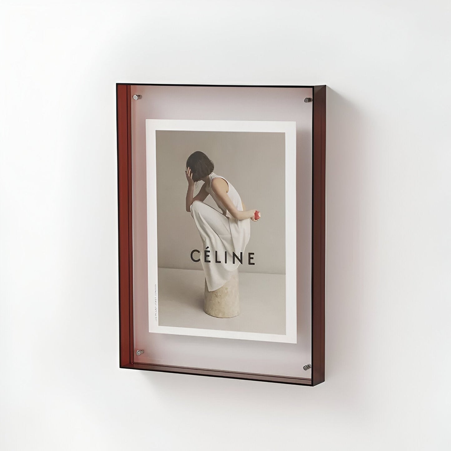 Acrylic Photo Frame - Modern Picture Display - Freestanding or Wall Mountable - Image 7