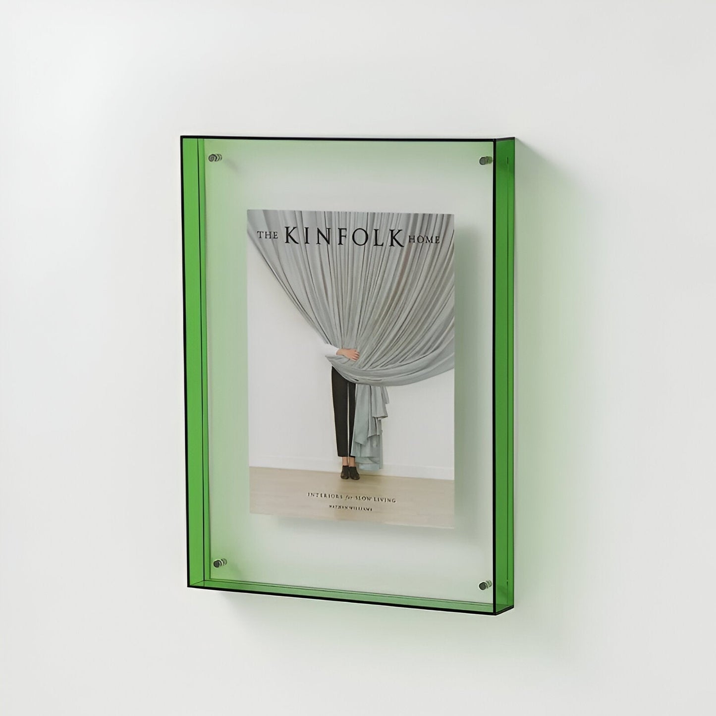 Acrylic Photo Frame - Modern Picture Display - Freestanding or Wall Mountable - Image 8