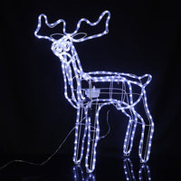 Acrylic Reindeer with LED Lights - Height 74 cm