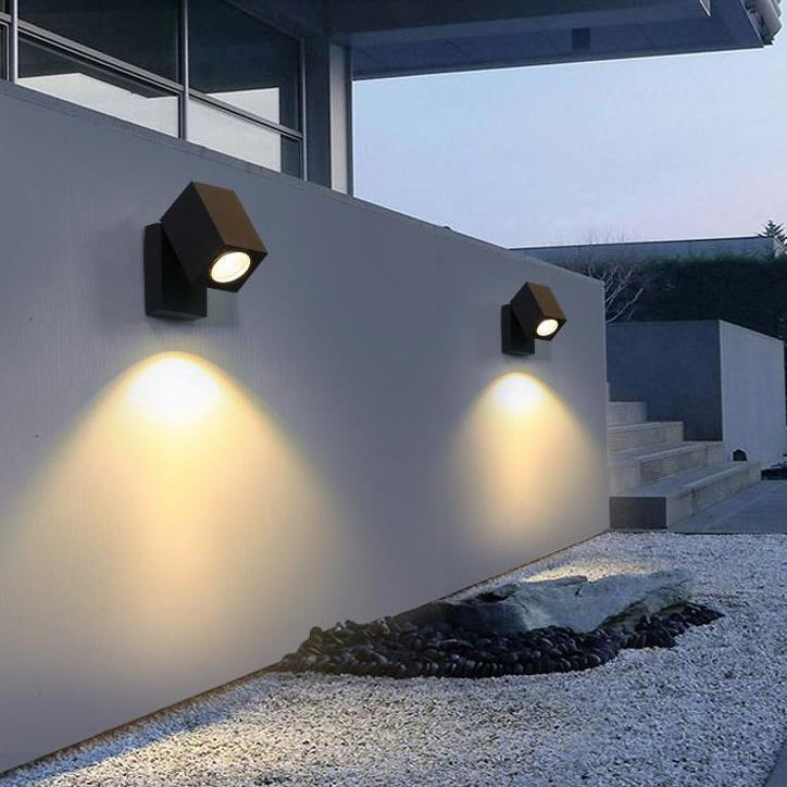 Adjustable Aluminum LED Outdoor Wall Light - Modern Style Sconce - Image 2