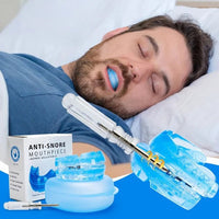 Adjustable Anti-Snoring Mouthpiece with Screw Mechanism – Comfortable Adjustment for Better Sleep Quality
