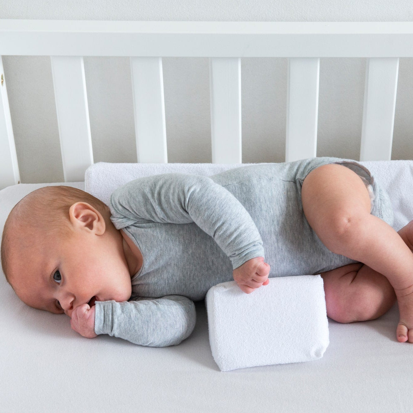 Adjustable Baby Anti-Roll Wedge Pillow for Safe Sleep
