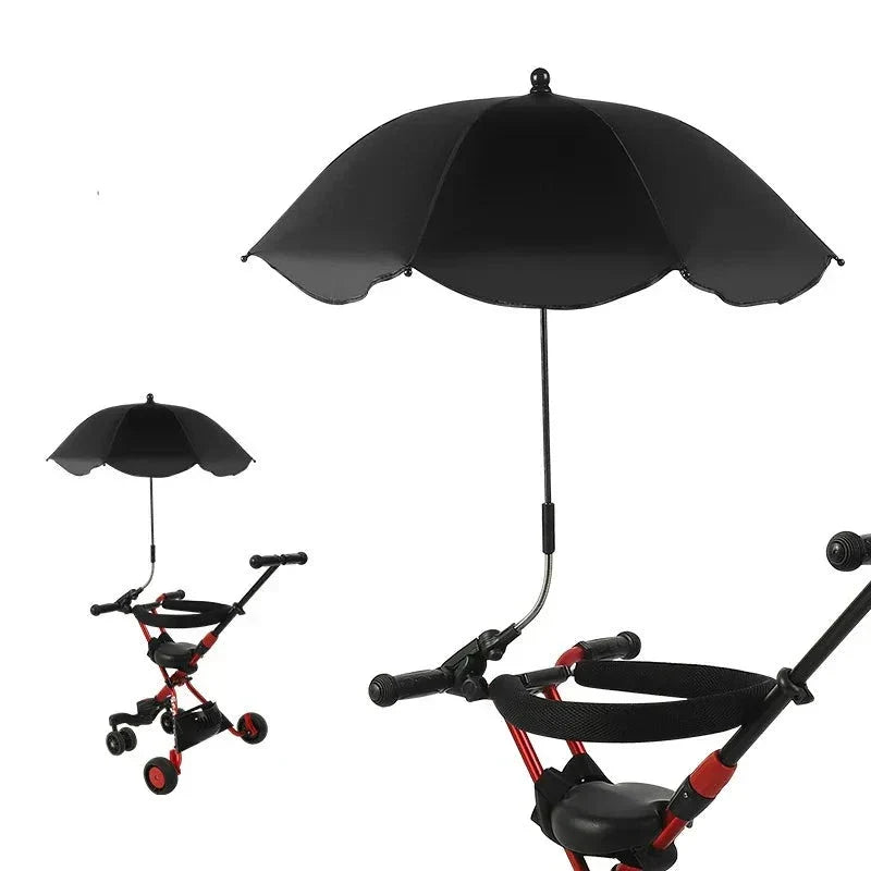 Adjustable Baby Pram Umbrella - UV Sunshade for Stroller