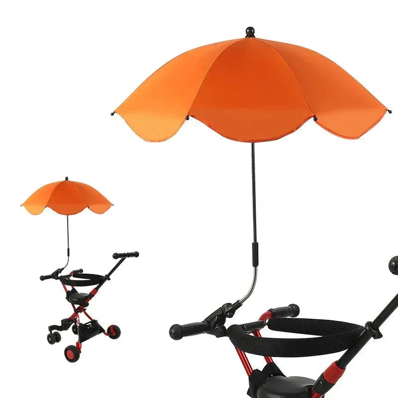 Adjustable Baby Pram Umbrella - UV Sunshade for Stroller