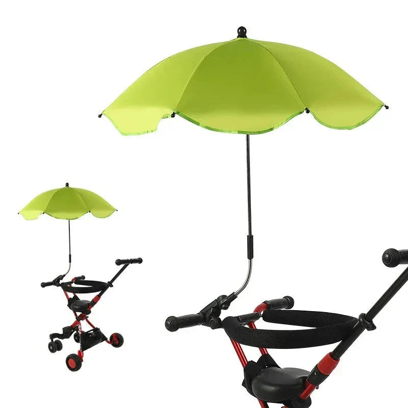 Adjustable Baby Pram Umbrella - UV Sunshade for Stroller