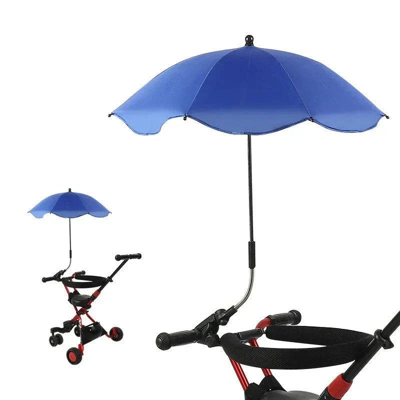 Adjustable Baby Pram Umbrella - UV Sunshade for Stroller