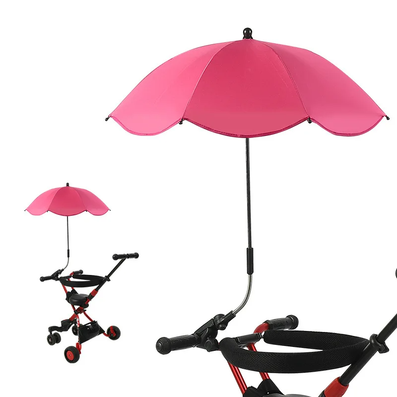 Adjustable Baby Pram Umbrella - UV Sunshade for Stroller