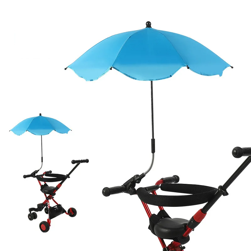Adjustable Baby Pram Umbrella - UV Sunshade for Stroller