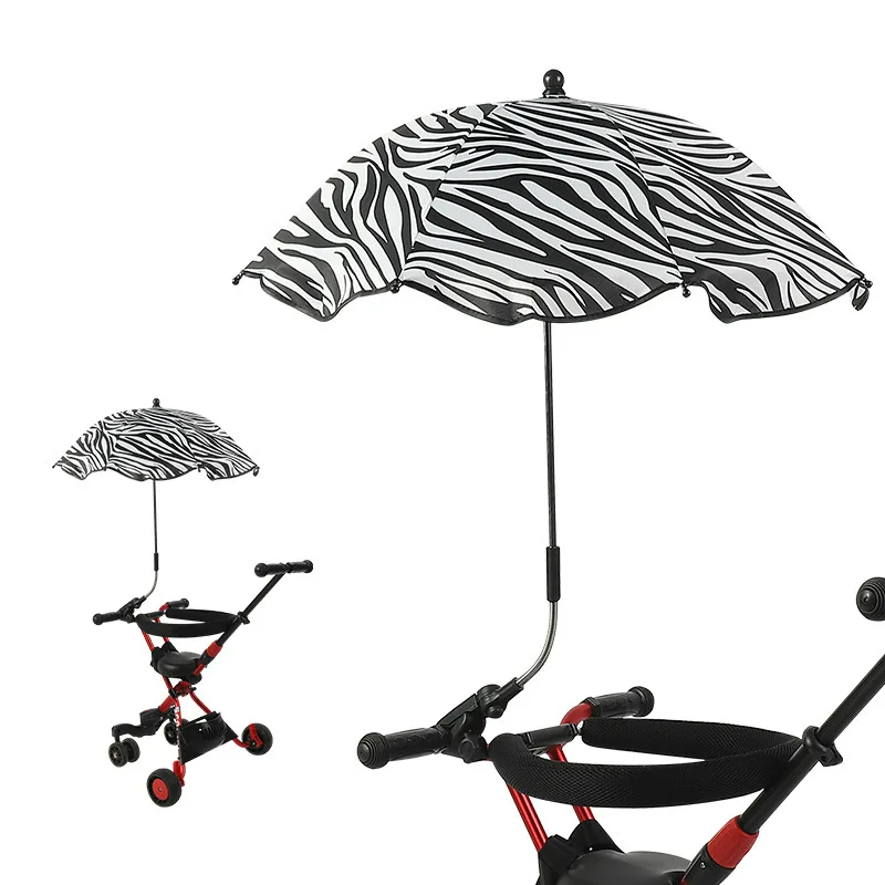 Adjustable Baby Pram Umbrella - UV Sunshade for Stroller