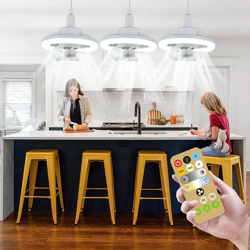 Adjustable Ceiling Fan Light