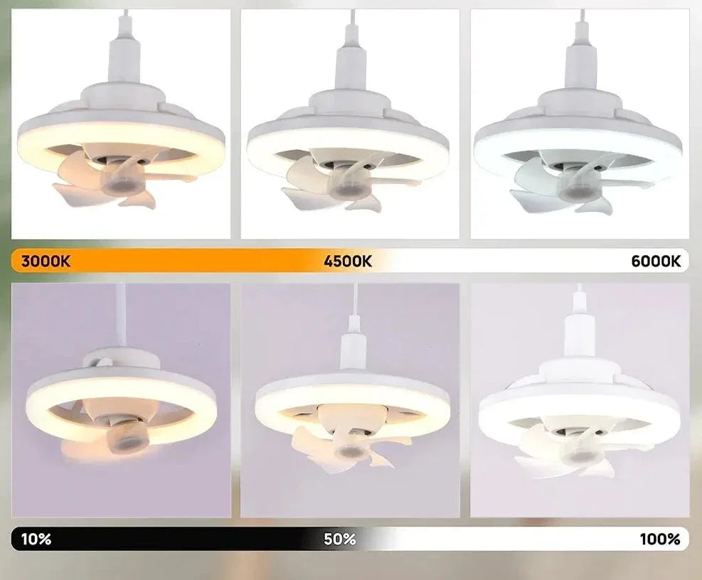 Adjustable Ceiling Fan Light