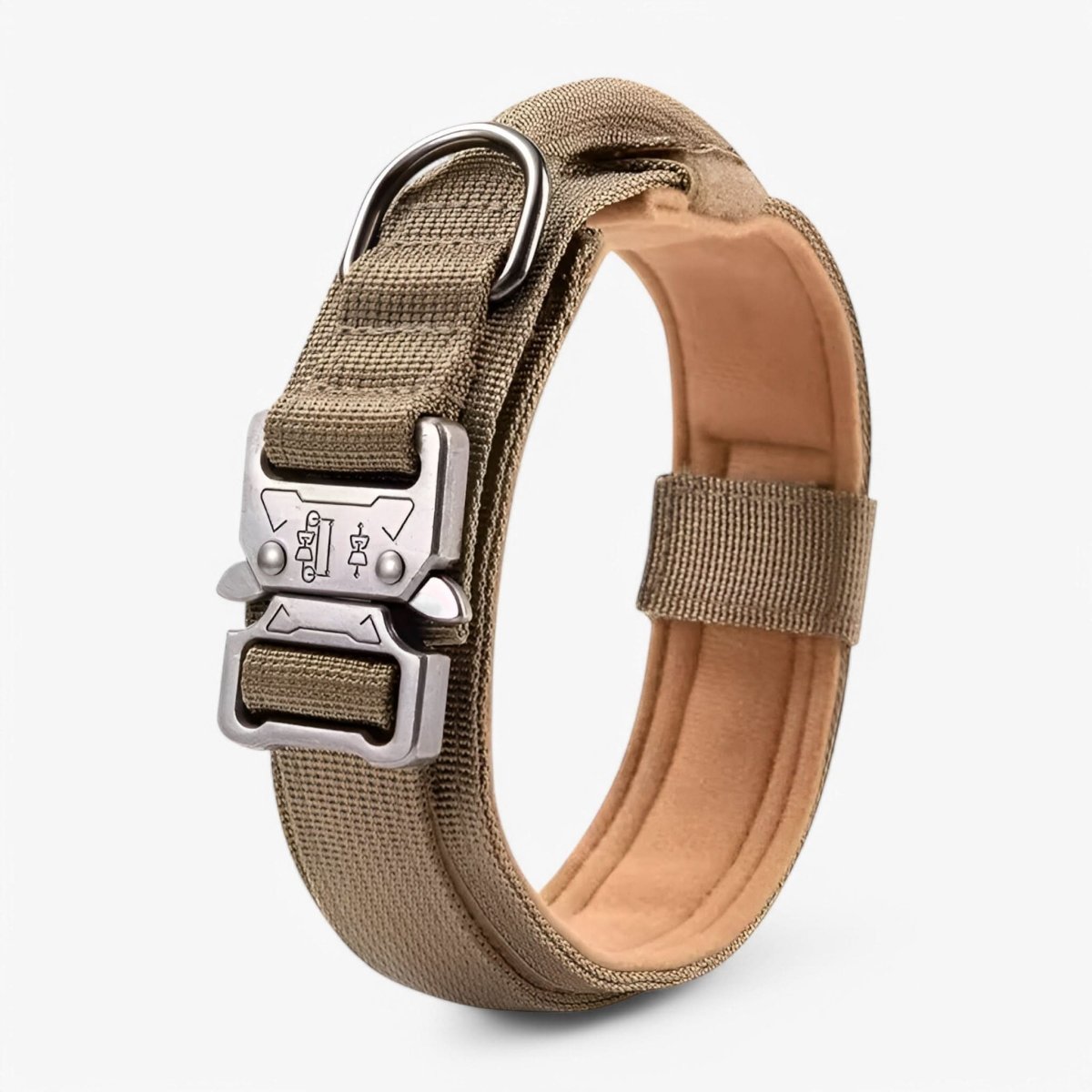 Adjustable Dog Collar Made of Durable Nylon, Waterproof, Ergonomic Handle, for Medium and Large Dogs