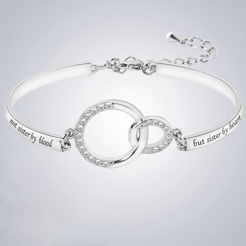 Adjustable Friendship Bracelet for Women - Silver & Rose Gold