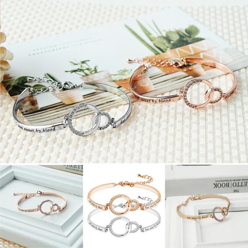 Adjustable Friendship Bracelet for Women - Silver & Rose Gold
