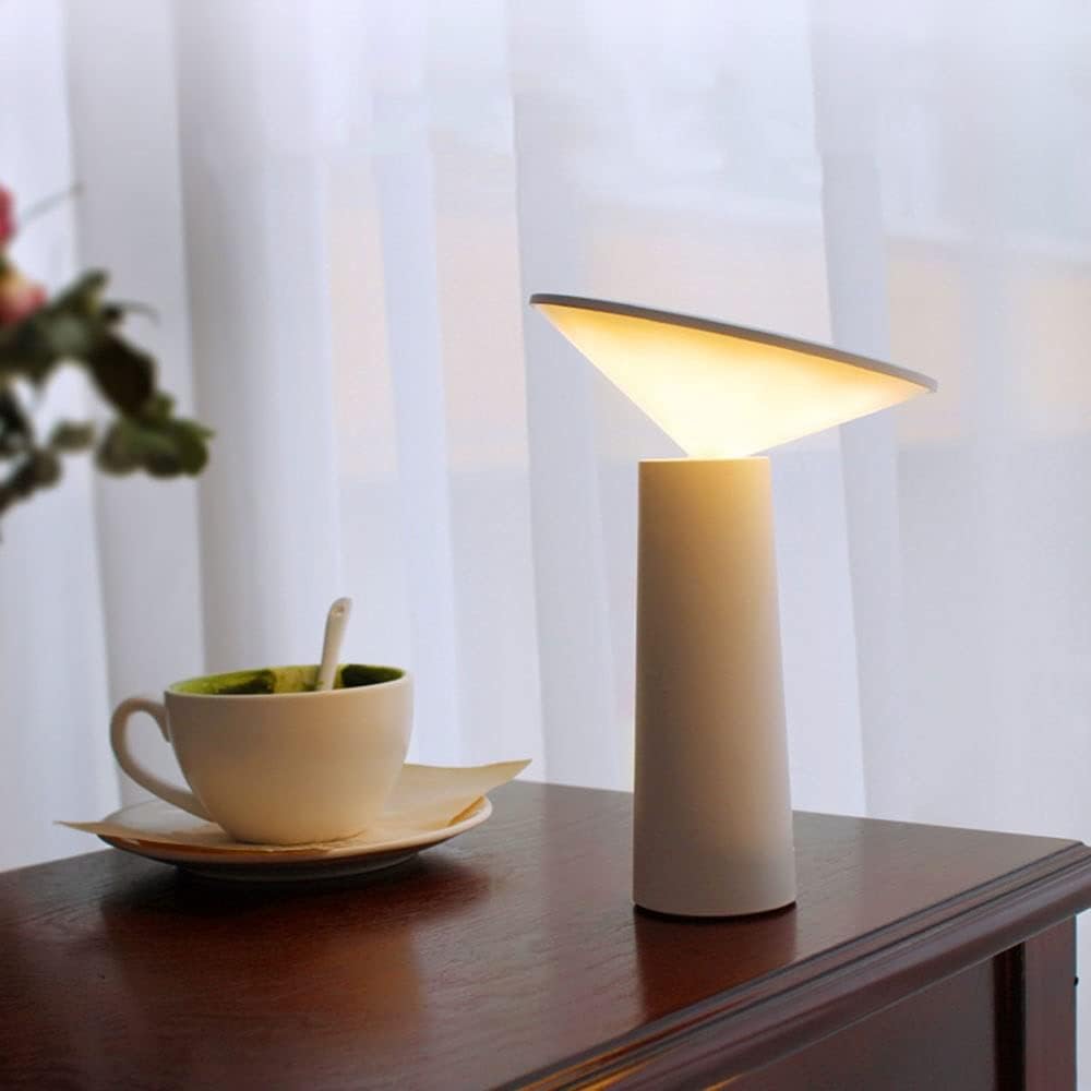 Adjustable LED Table Lamp - Rechargeable - Dimmable - Modern Bedside Light - Image 2