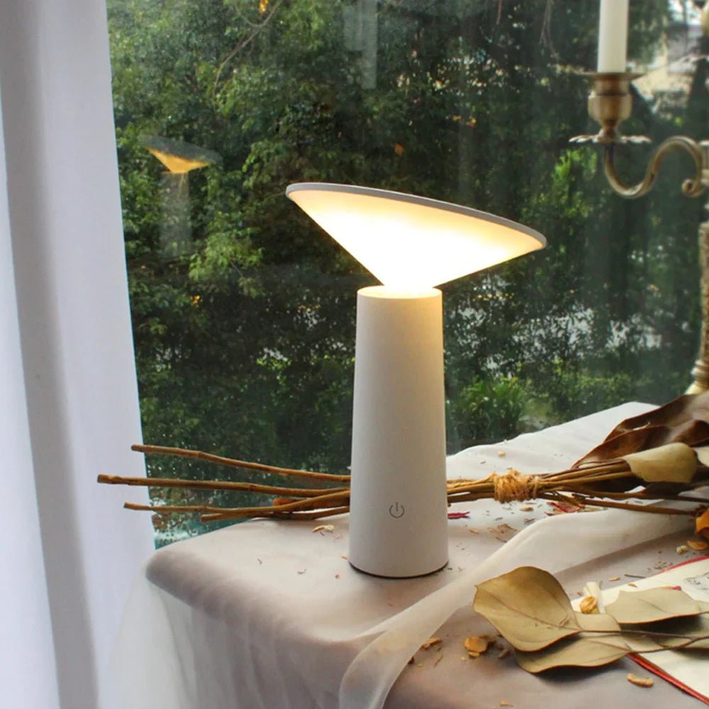 Adjustable LED Table Lamp - Rechargeable - Dimmable - Modern Bedside Light - Image 3