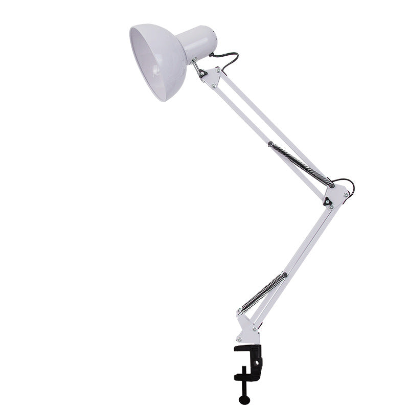 Adjustable Metal LED Task Lamp - Modern Clip-On Desk Light - Minimalist Style - Image 1