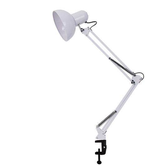 Adjustable Metal LED Task Lamp - Modern Clip-On Desk Light - Minimalist Style - Image 1