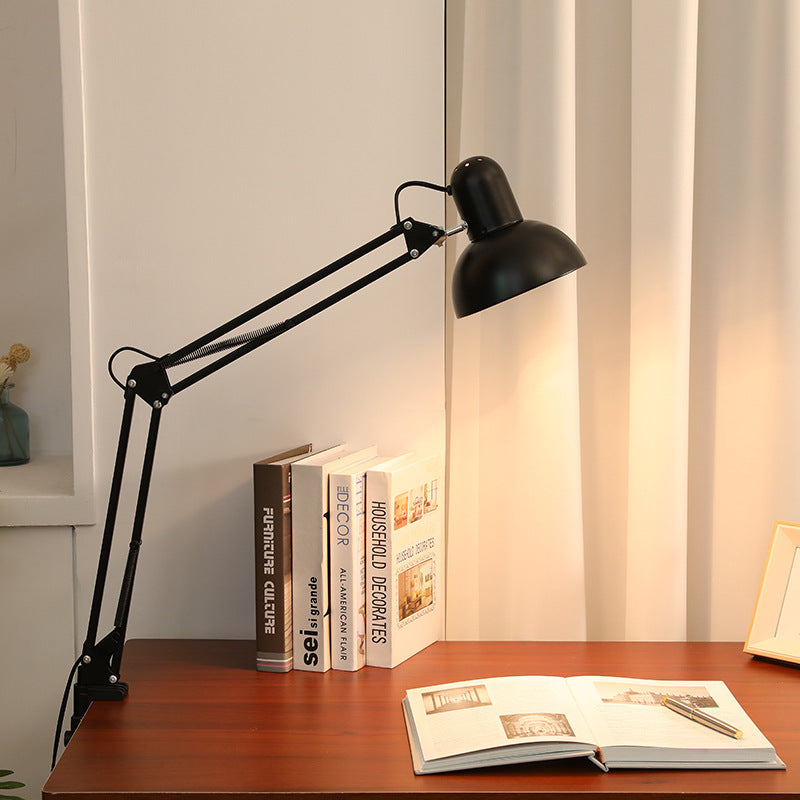 Adjustable Metal LED Task Lamp - Modern Clip-On Desk Light - Minimalist Style - Image 9