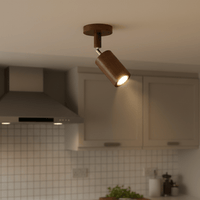 Adjustable Solid Wood LED Ceiling Light