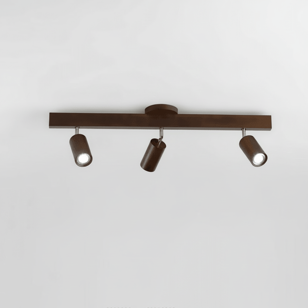 Adjustable Solid Wood LED Ceiling Light