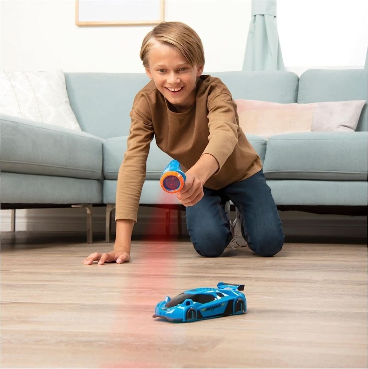 AeroClimb Remote Control RC Stunt Car with 360° Rotations and LED Lights – Remote-Controlled Toy Car for Kids