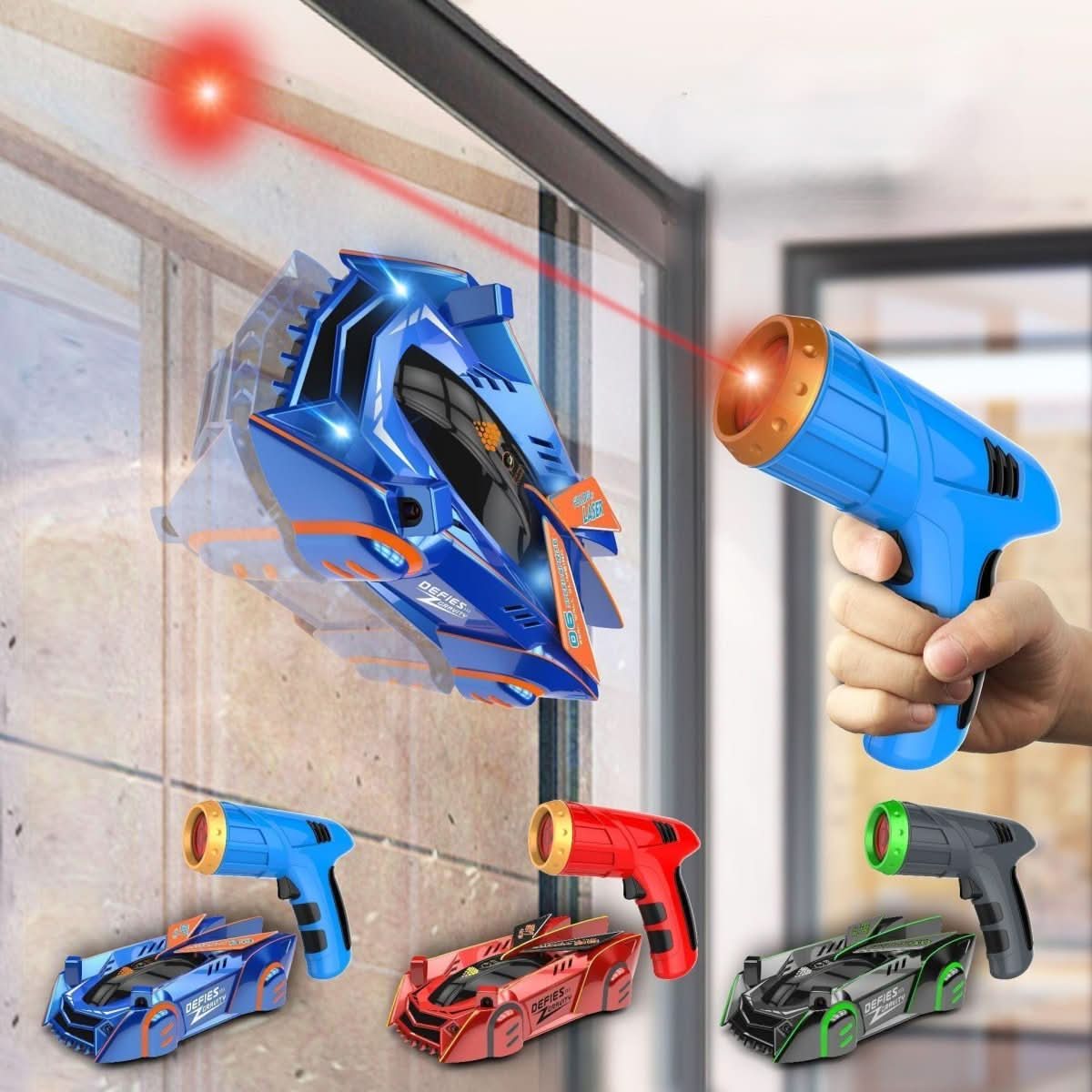 AeroClimb Remote Control RC Stunt Car with 360° Rotations and LED Lights – Remote-Controlled Toy Car for Kids
