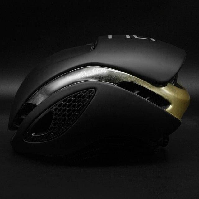 Aerodynamic Cycling Helmet with Integrated Molding