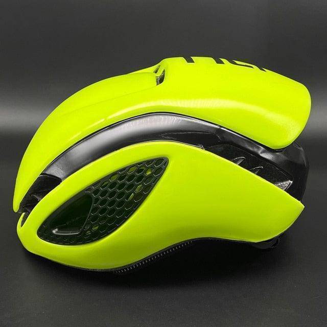 Aerodynamic Cycling Helmet with Integrated Molding