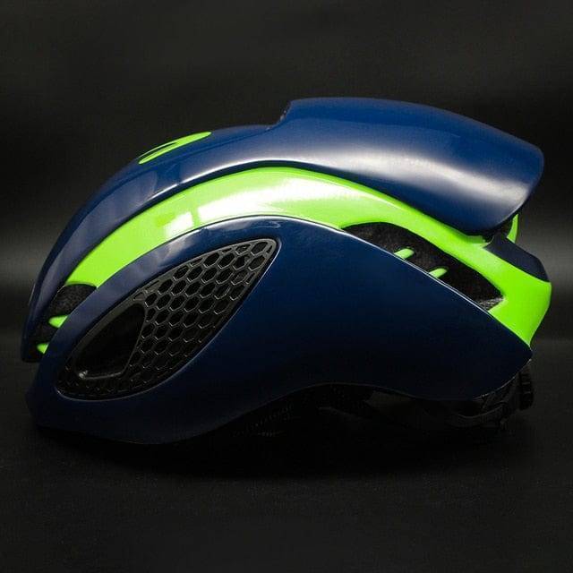 Aerodynamic Cycling Helmet with Integrated Molding