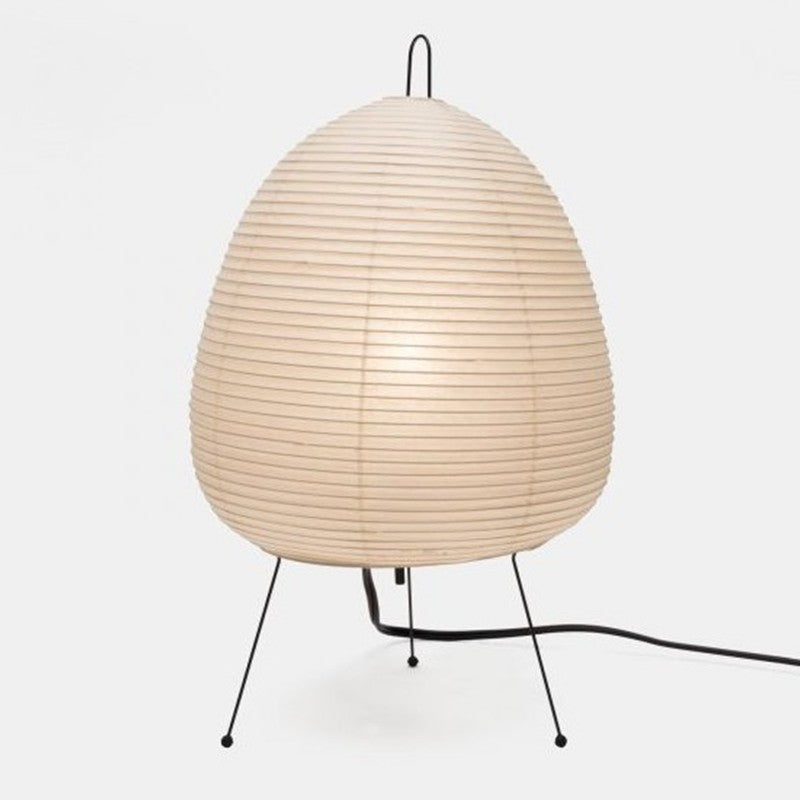 Akari Style Bedside Lamp - Paper Shade - Zen Table Light - Image 4