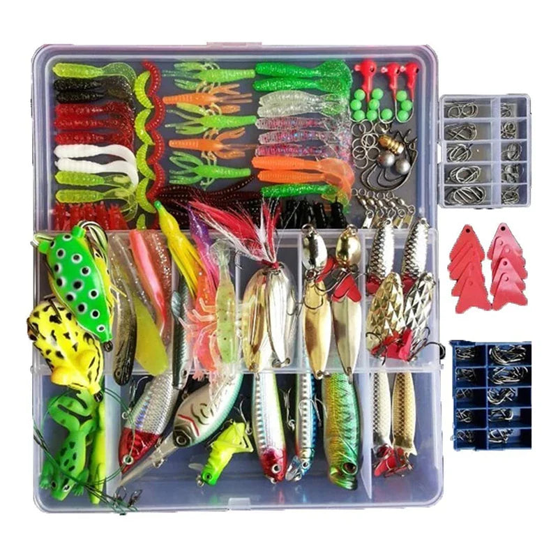 All-in-One Fishing Lure Kit for Freshwater & Saltwater