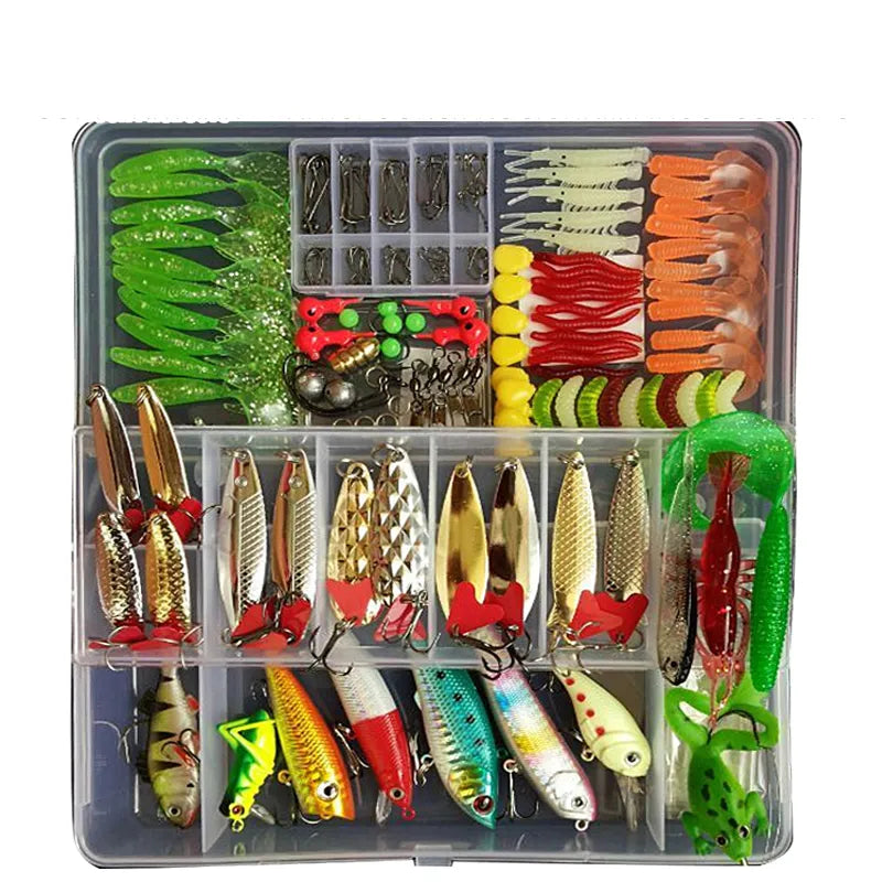 All-in-One Fishing Lure Kit for Freshwater & Saltwater