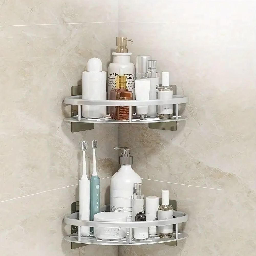 Aluminum Shower Shelf - Self-Adhesive | Rustproof | Stylish