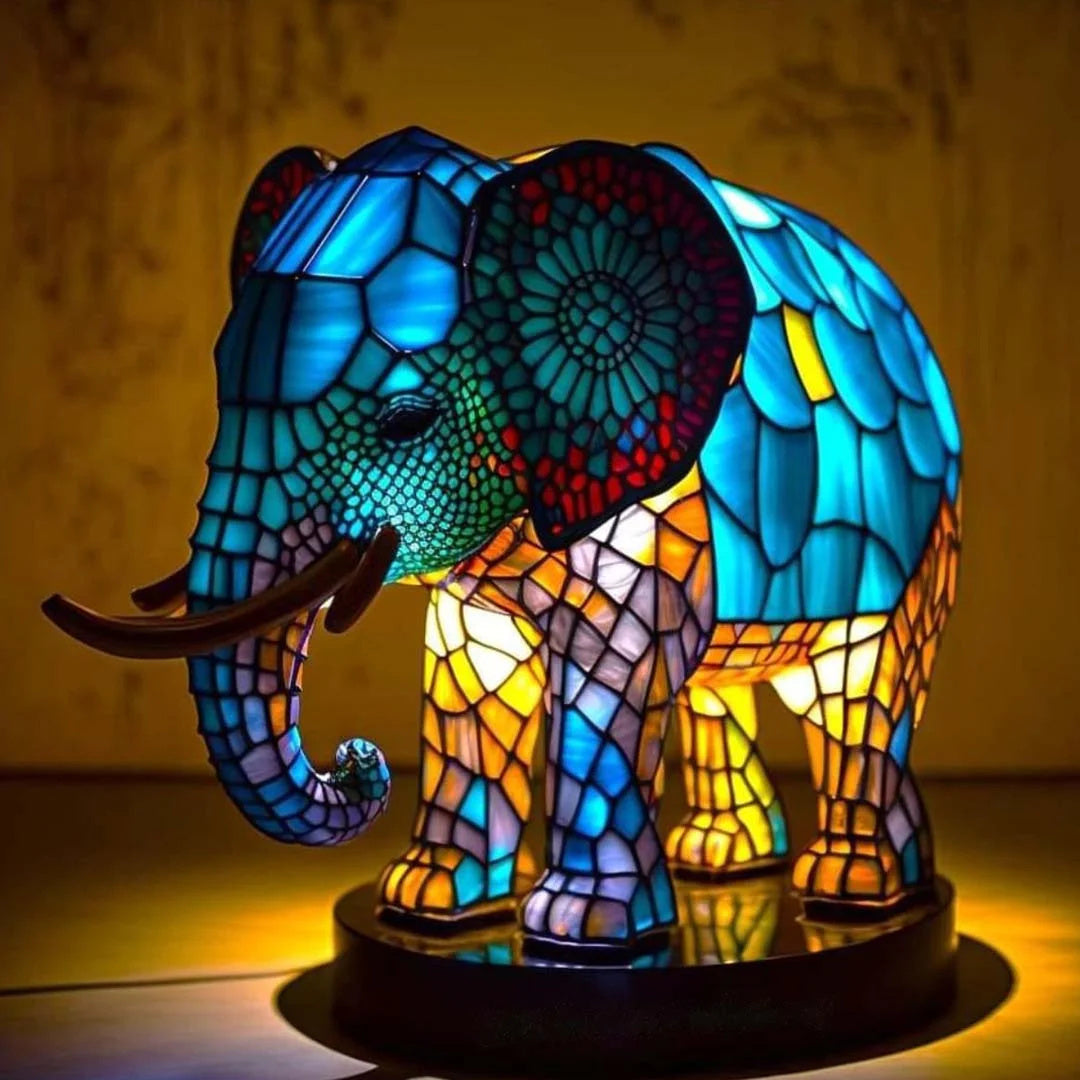 Animal Table Lamp - Resin and Metal LED Ambient Light - Decorative Accent Lighting - Image 10