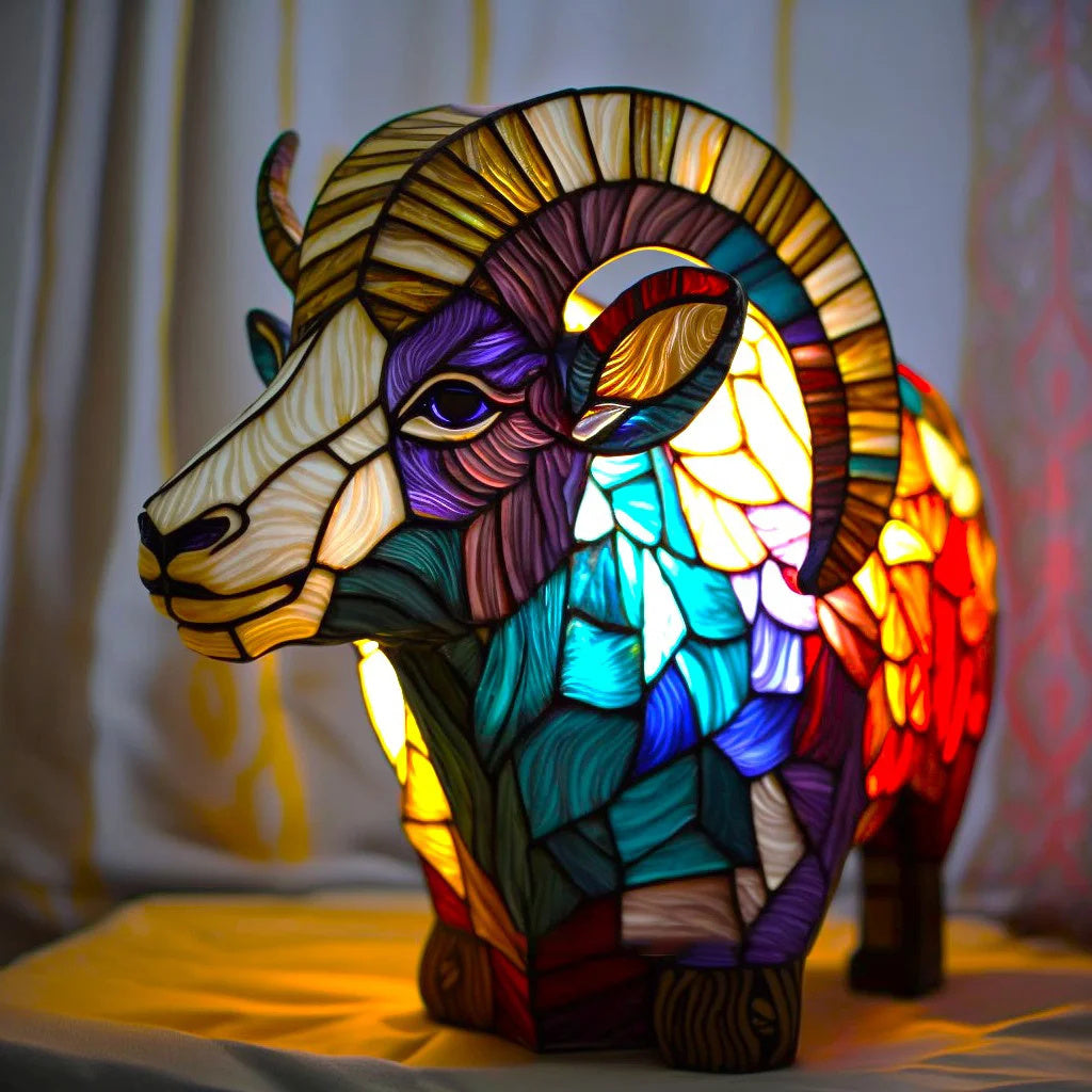 Animal Table Lamp - Resin and Metal LED Ambient Light - Decorative Accent Lighting - Image 13