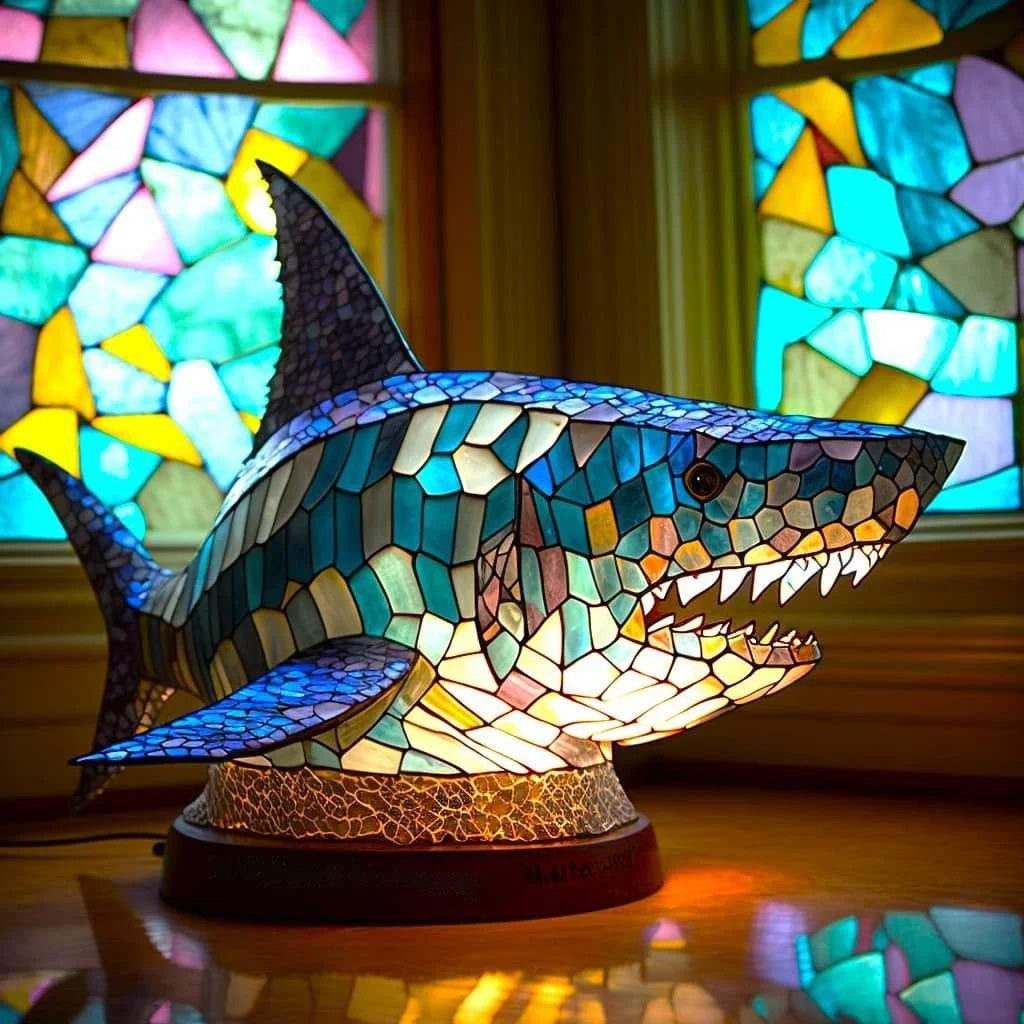 Animal Table Lamp - Resin and Metal LED Ambient Light - Decorative Accent Lighting - Image 3