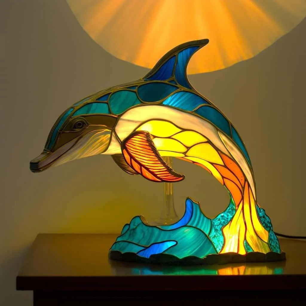 Animal Table Lamp - Resin and Metal LED Ambient Light - Decorative Accent Lighting - Image 8